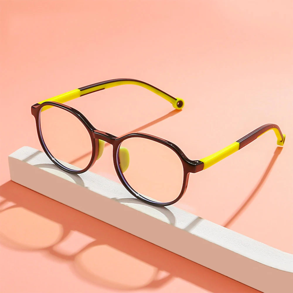 SafeScreen Kids Blue Light Glasses — Flexible & Unbreakable TR90 Frame